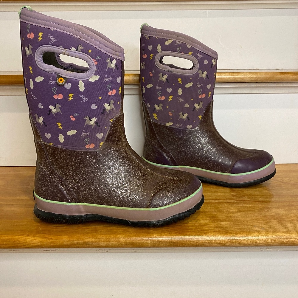 Bogs Pegasus print Girls 3